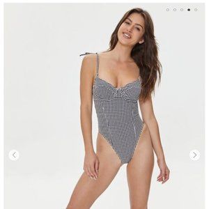 Gingham One-Piece Swimsuit